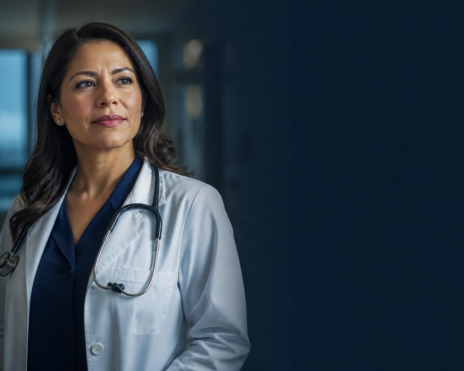 Sample verified physician portrait